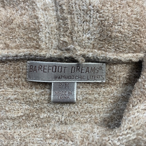 Barefoot Dreams Small Medium Cardigan Calypso Stripes Bamboo Chic Lite - Picture 7 of 11